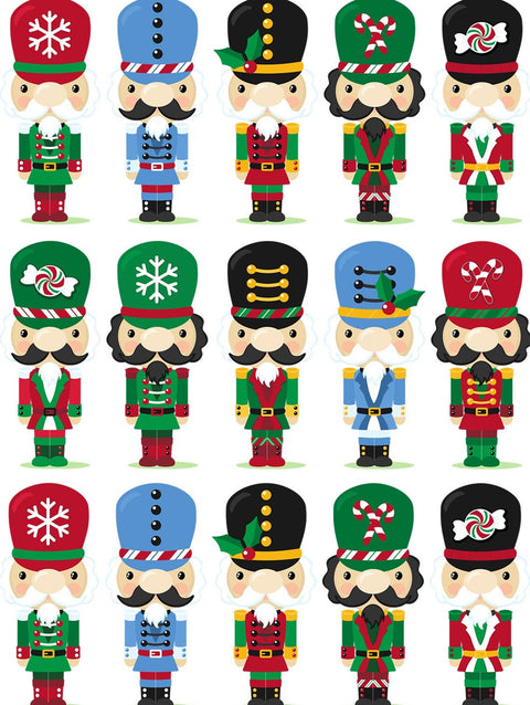 20434 Christmas Nutcracker Tiles – Waterslide Decal for Enamel, Glass & Ceramic
