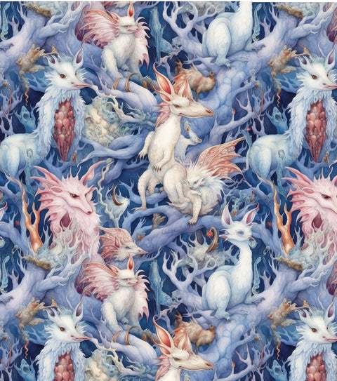 20458 Fantasy Creatures – Waterslide Decal for Enamel, Glass & Ceramic