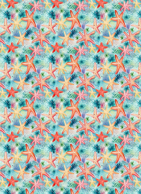 20465 Starfish Kisses – Waterslide Decal for Enamel, Glass & Ceramic