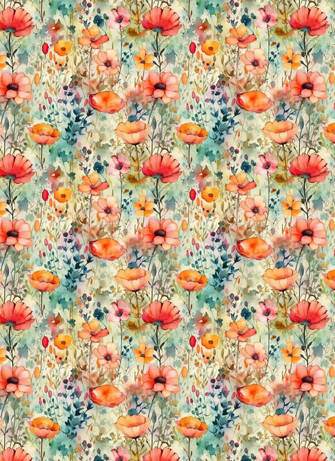 20471 Flowers Wild 3 – Waterslide Decal for Enamel, Glass & Ceramic