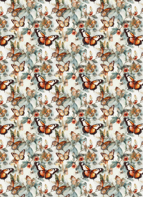 20283 Vintage Butterflies – Waterslide Decal for Enamel, Glass & Ceramic