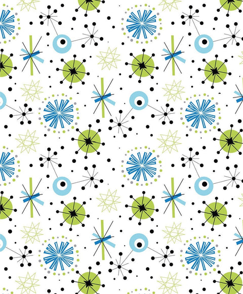 20499 Mid-century Modern – Waterslide Decal for Enamel, Glass & Ceramic