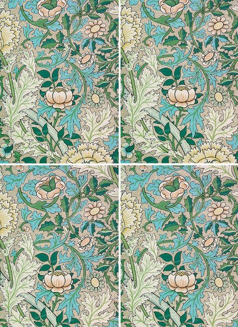 20511 William Morris Tiles – Waterslide Decal for Enamel, Glass & Ceramic