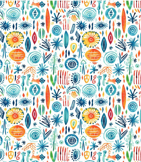 20513 Vintage Polynesian – Waterslide Decal for Enamel, Glass & Ceramic