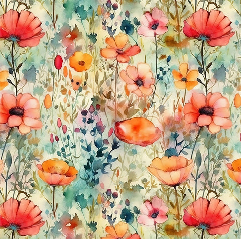 20529 Flowers Wild 3 – Waterslide Decal for Enamel, Glass & Ceramic