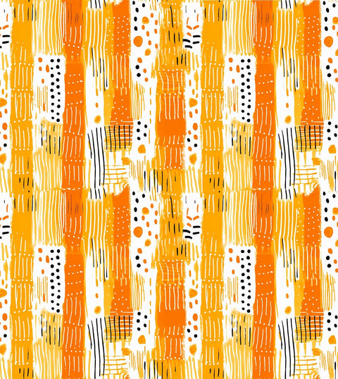 20365 Abstract Orange – Waterslide Decal for Enamel, Glass & Ceramic