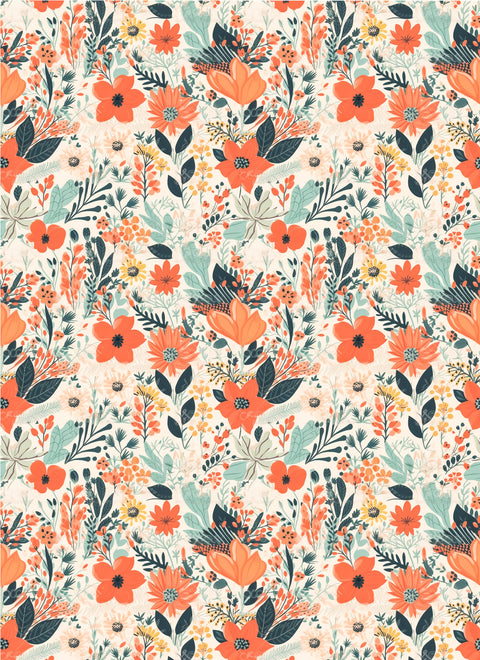 20534 Spring Flowers – Waterslide Decal for Enamel, Glass & Ceramic