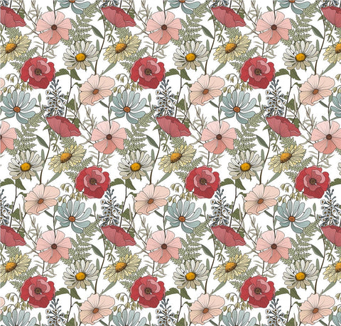 20405 Flowers Wild Garden – Waterslide Decal for Enamel, Glass & Ceramic