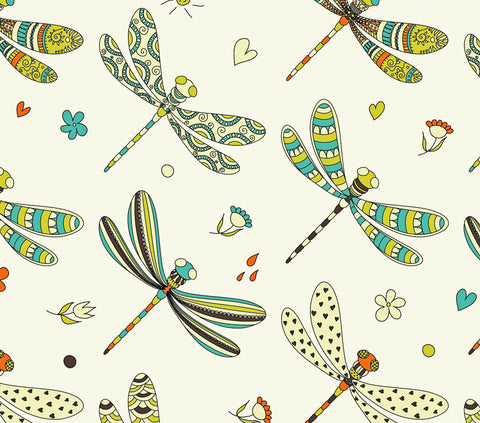 20326 Dragonflies 1 – Waterslide Decal for Enamel, Glass & Ceramic