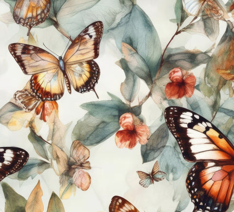 20283 Vintage Butterflies – Waterslide Decal for Enamel, Glass & Ceramic