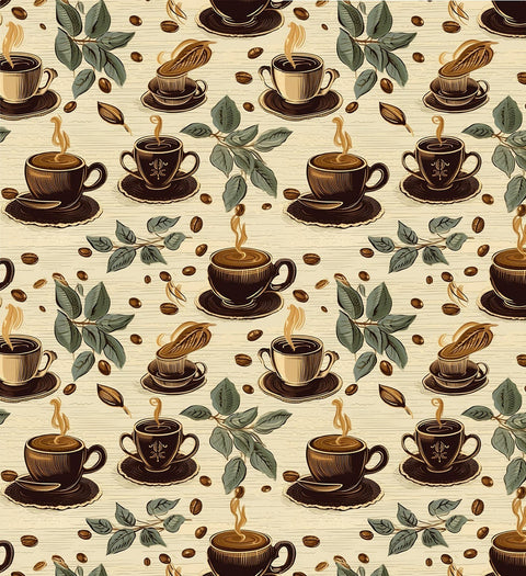 20537 Vintage Coffee – Waterslide Decal for Enamel, Glass & Ceramic