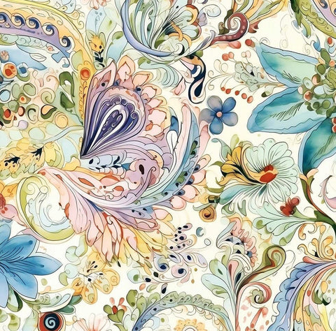 20436 Watercolor Abstract – Waterslide Decal for Enamel, Glass & Ceramic