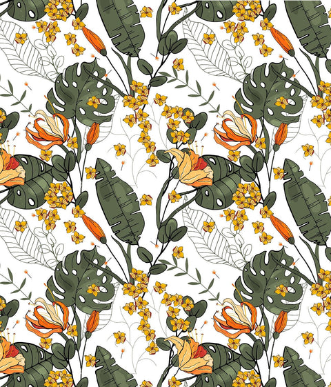 20443 Tropical Floral – Waterslide Decal for Enamel, Glass & Ceramic