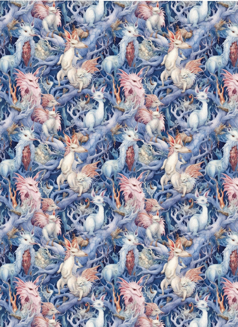 20458 Fantasy Creatures – Waterslide Decal for Enamel, Glass & Ceramic