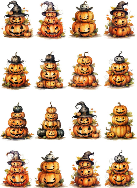 20463 Halloween Pumpkin – Waterslide Decal for Enamel, Glass & Ceramic