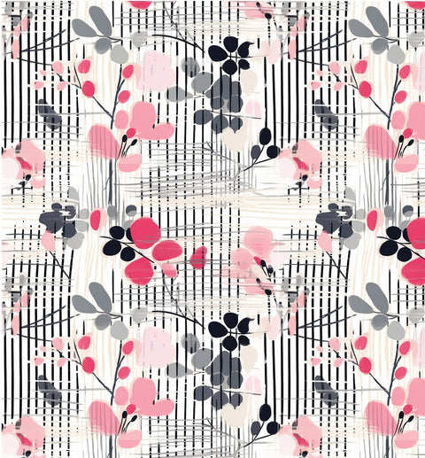 20469 Floral – Waterslide Decal for Enamel, Glass & Ceramic