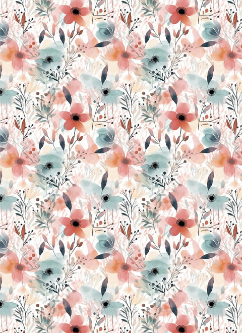 20478 Spring Floral – Waterslide Decal for Enamel, Glass & Ceramic