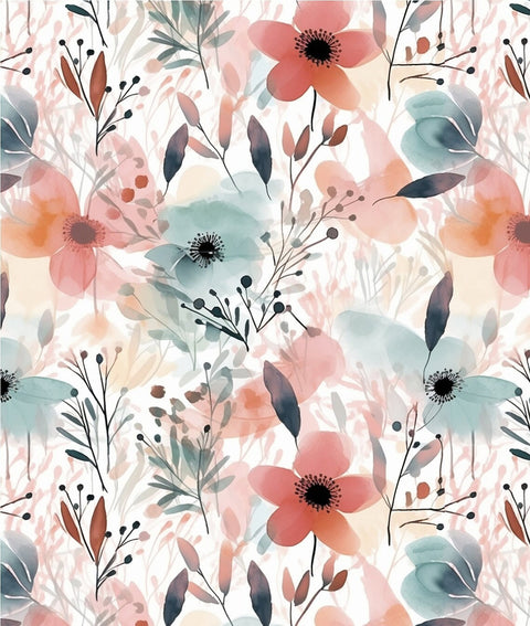 20478 Spring Floral – Waterslide Decal for Enamel, Glass & Ceramic