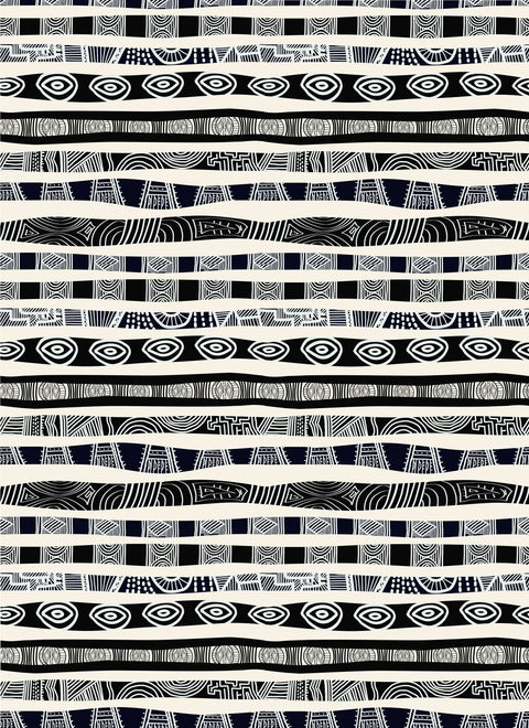 20481 Tribal Lines – Waterslide Decal for Enamel, Glass & Ceramic