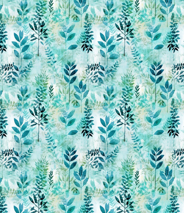 20482 Turquoise Floral – Waterslide Decal for Enamel, Glass & Ceramic ...