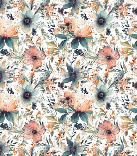 20559 Floral 3 – Waterslide Decal for Enamel, Glass & Ceramic