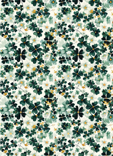 20564 Lucky Clover's – Waterslide Decal for Enamel, Glass & Ceramic