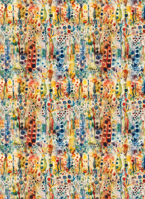 20488 Watercolor Abstract – Waterslide Decal for Enamel, Glass & Ceramic