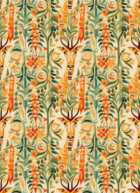 20579 Jungle Abstract – Waterslide Decal for Enamel, Glass & Ceramic