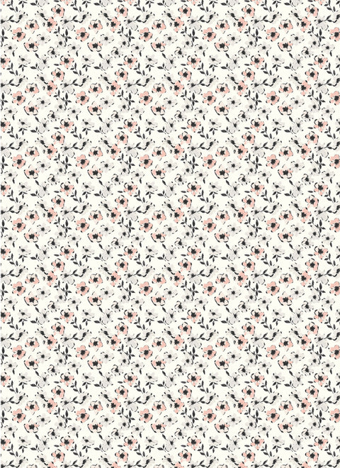 20583 Pink & White Flowers – Waterslide Decal for Enamel, Glass & Ceramic