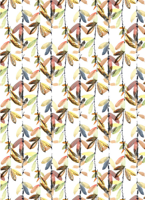 20595 Colorful Leaves – Waterslide Decal for Enamel, Glass & Ceramic