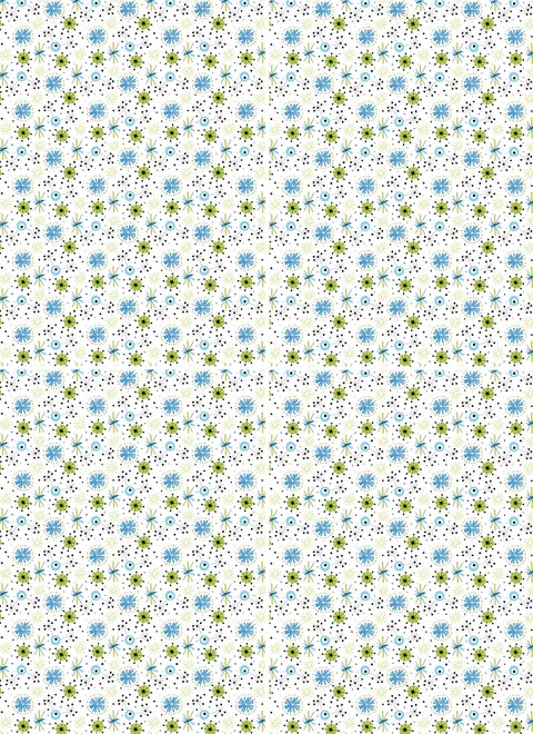 20499 Mid-century Modern – Waterslide Decal for Enamel, Glass & Ceramic