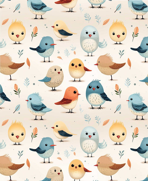 20507 Adorable Birds 3 – Waterslide Decal for Enamel, Glass & Ceramic