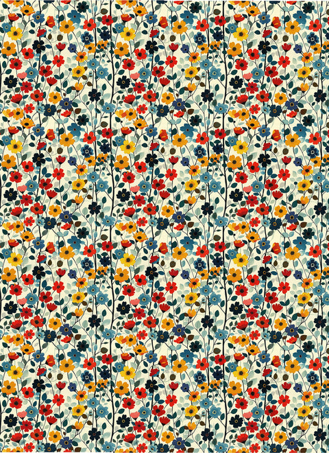 20508 Native Flowers 1 – Waterslide Decal for Enamel, Glass & Ceramic