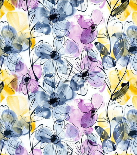 20602 Soft Floral – Waterslide Decal for Enamel, Glass & Ceramic