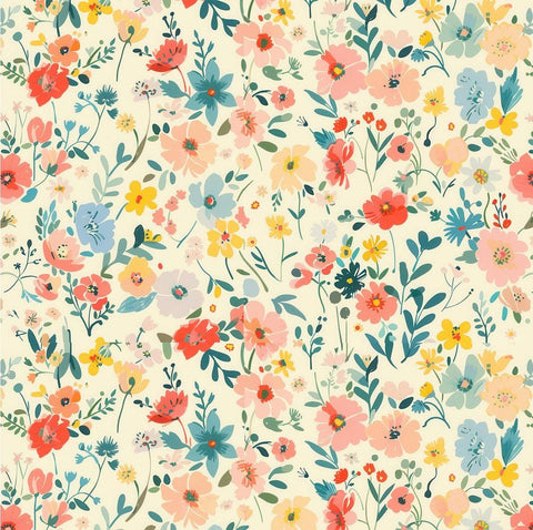 20603 Vintage Tiny Flowers – Waterslide Decal for Enamel, Glass & Ceramic