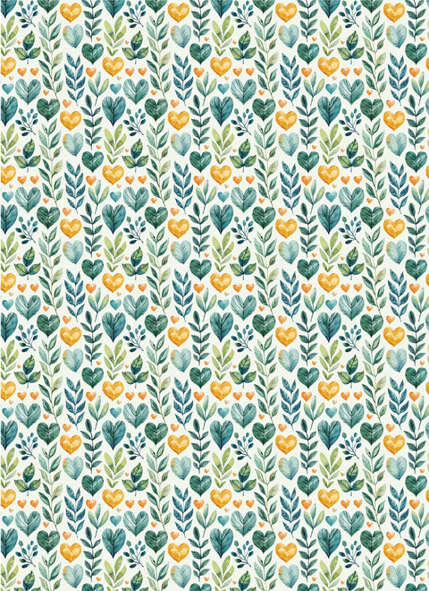 20523 Summer Hearts – Waterslide Decal for Enamel, Glass & Ceramic