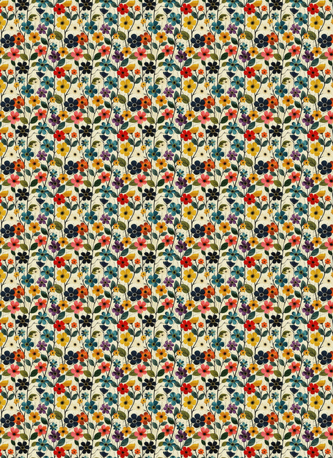 20610 Native Flowers 3 – Waterslide Decal for Enamel, Glass & Ceramic