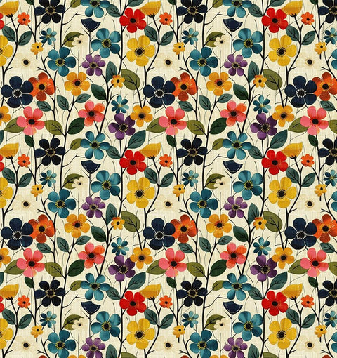 20610 Native Flowers 3 – Waterslide Decal for Enamel, Glass & Ceramic