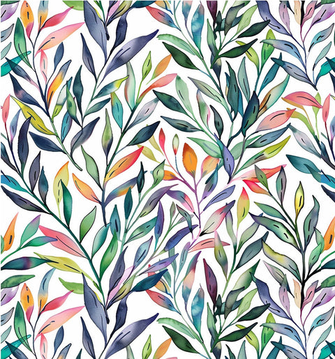 20533 Colorful leaves – Waterslide Decal for Enamel, Glass & Ceramic