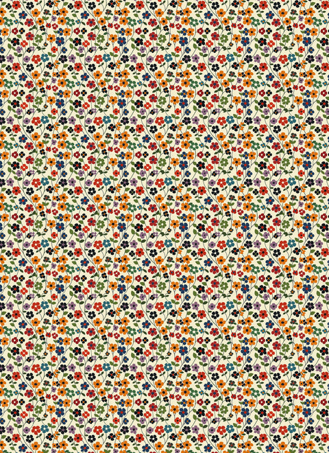 20619 Native Flowers 4 – Waterslide Decal for Enamel, Glass & Ceramic