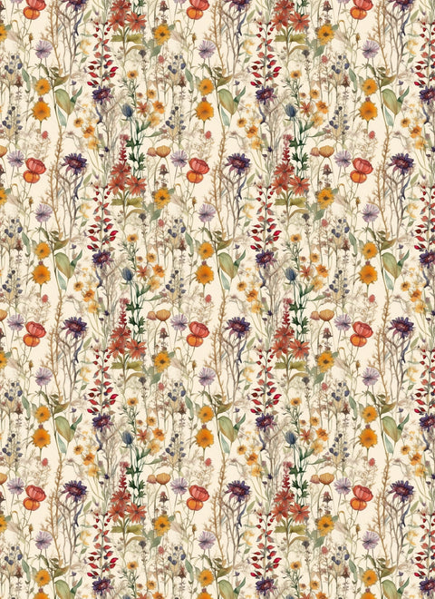 20548 Boho Wildflowers – Waterslide Decal for Enamel, Glass & Ceramic