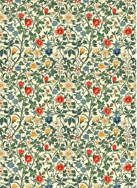 20557 Vintage William Morris 12 – Waterslide Decal for Enamel, Glass & Ceramic
