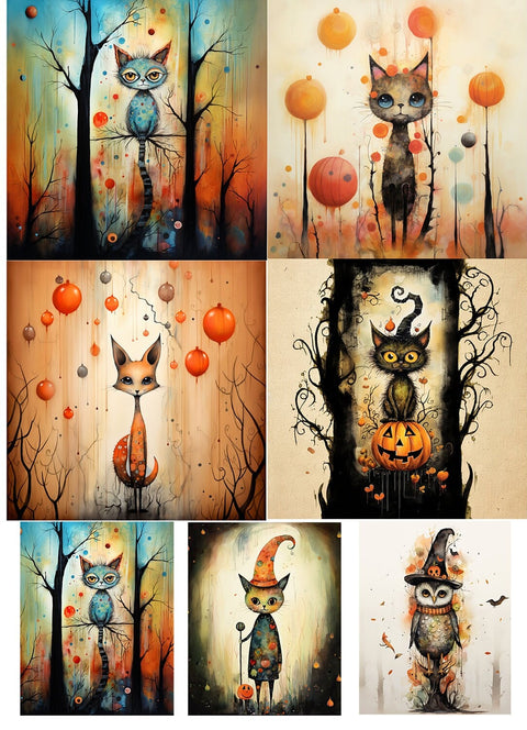 20632 Halloween Tiles 2 – Waterslide Decal for Enamel, Glass & Ceramic