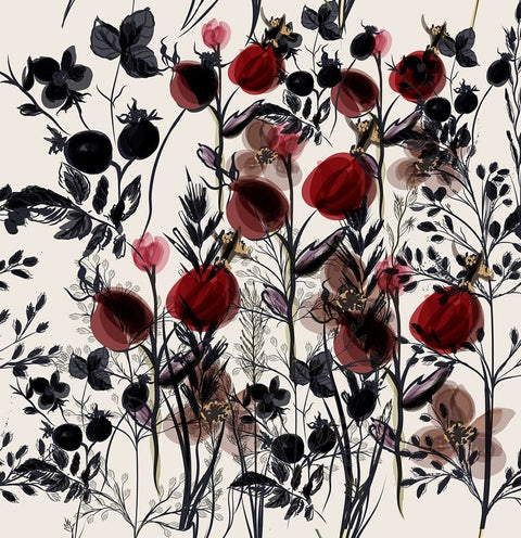 20569 Dark Tulips – Waterslide Decal for Enamel, Glass & Ceramic