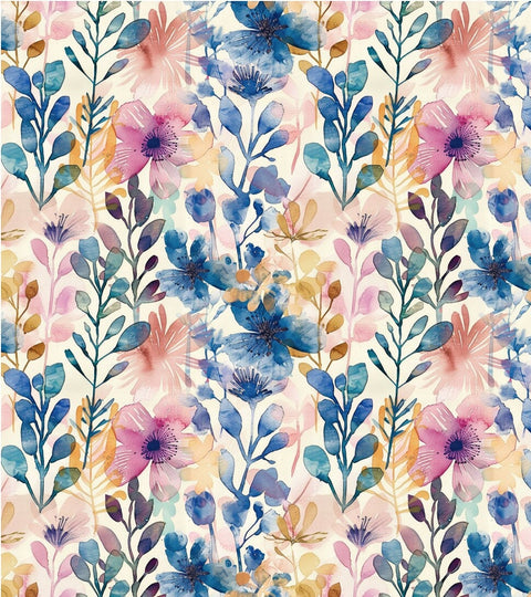 20571 Summer Floral – Waterslide Decal for Enamel, Glass & Ceramic