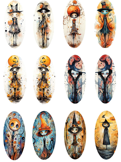 20575 Quirky Halloween Drop Earring Sets Earring Sets – Waterslide Decal for Enamel, Glass & Ceramic