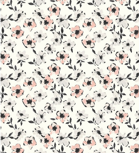 20583 Pink & White Flowers – Waterslide Decal for Enamel, Glass & Ceramic