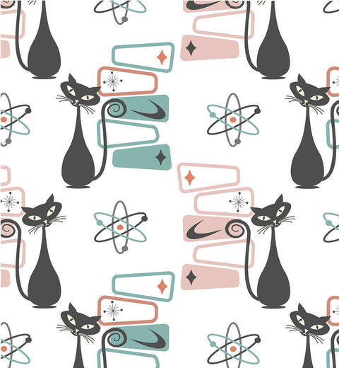 20587 Atomic Cats 2 – Waterslide Decal for Enamel, Glass & Ceramic