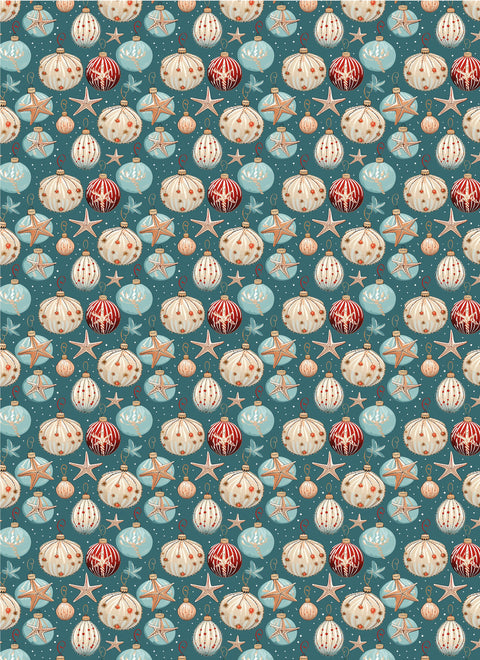 20588 Xmas Ornaments – Waterslide Decal for Enamel, Glass & Ceramic