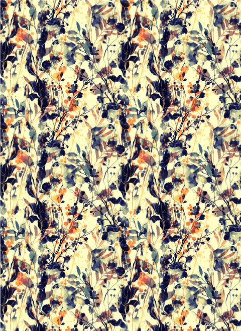 20599 Dark Leaves – Waterslide Decal for Enamel, Glass & Ceramic